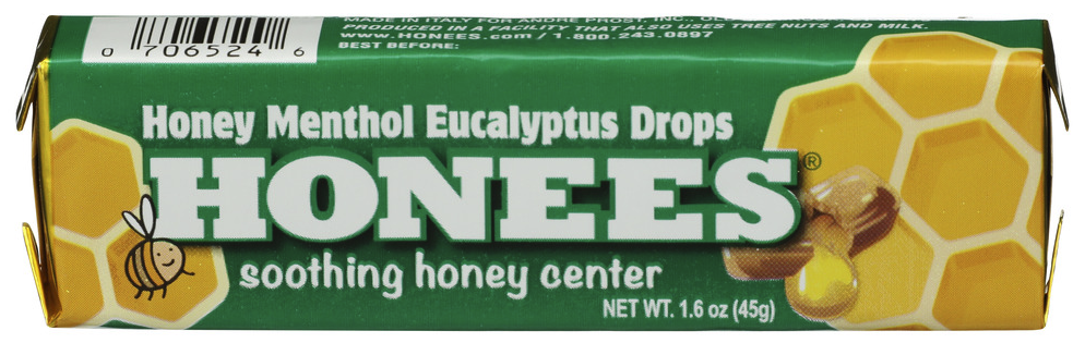 Honees, Honey Menthol Eucalyptus Drops
